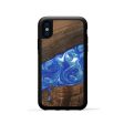 iPhone Xs Wood Phone Case - Daron (Blue, 747478) Online now