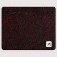 Red Black Damascus Mousepad For Cheap