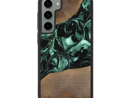 Galaxy S23 Plus Wood Phone Case - Gary (Green, 747414) Sale