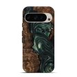 Pixel 9 Wood Live Edge Phone Case - Ezra (Green, 747497) on Sale