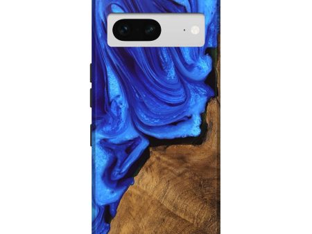 Pixel 7 Wood Live Edge Phone Case - Ashlie (Blue, 747482) Hot on Sale