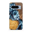 Pixel 8 Pro Wood Live Edge Phone Case - Cecelia (Blue, 747507) Cheap