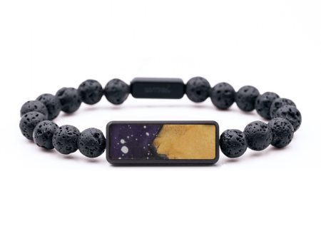 Lava Bead Wood Bracelet - Frank (Cosmos, 747536) Fashion