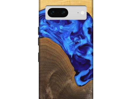 Pixel 7 Wood Live Edge Phone Case - Jadiel (Blue, 747498) Hot on Sale