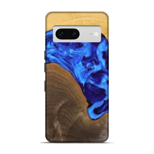 Pixel 7 Wood Live Edge Phone Case - Jadiel (Blue, 747498) Hot on Sale