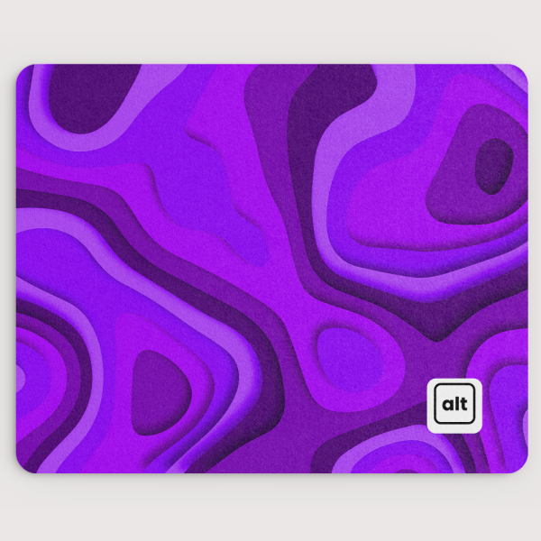 Topo Violet Mousepad For Sale