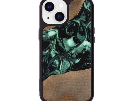 iPhone 13 Wood Phone Case - Gary (Green, 747414) Discount