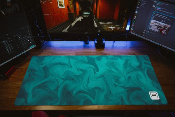 Teal Liquify Mousepad Online now