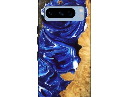 Pixel 8 Pro Wood Live Edge Phone Case - Marnie (Blue, 747506) Fashion