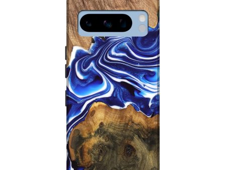 Pixel 8 Pro Wood Live Edge Phone Case - Felipe (Blue, 747485) Online