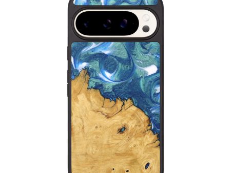 Pixel 9 Pro Wood Phone Case - Cristy (Blue, 747450) Online Hot Sale