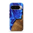 Pixel 9 Pro Wood Live Edge Phone Case - Ashlie (Blue, 747482) Online now