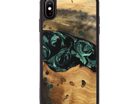 iPhone Xs Max Wood Phone Case - Isis (Green, 747433) Fashion