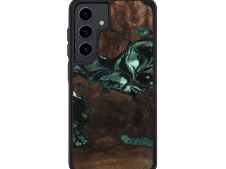 Galaxy S24 Wood Phone Case - Jamir (Green, 747436) For Cheap