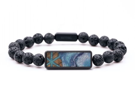 Lava Bead Wood Bracelet - Aimee (Pattern, 747557) Discount