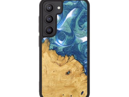 Galaxy S23 Wood Phone Case - Cristy (Blue, 747450) Online Hot Sale