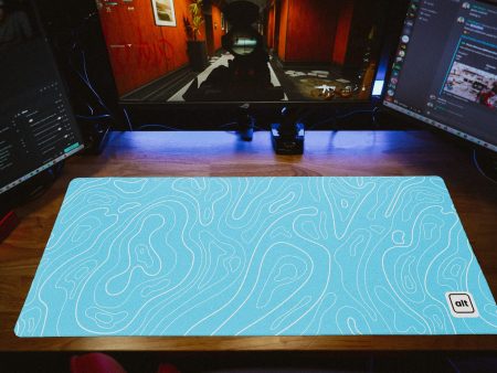 Blue Damascus Mousepad Supply