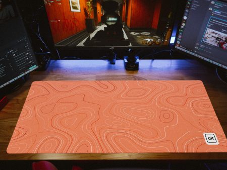 Peach Damascus Mousepad For Cheap