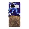 Pixel 7 Wood Live Edge Phone Case - Alisa (Blue, 747501) Cheap