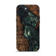 iPhone 15 Wood Live Edge Phone Case - Ezra (Green, 747497) Discount