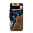 Pixel 9 Pro Wood Live Edge Phone Case - Willard (Teal & Gold, 747496) Discount