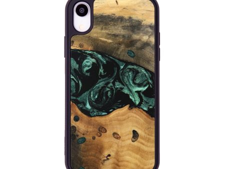 iPhone Xr Wood Phone Case - Isis (Green, 747433) For Cheap