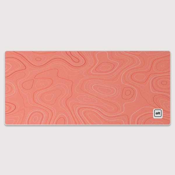 Peach Damascus Mousepad For Cheap