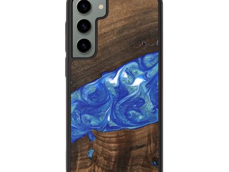 Galaxy S23 Plus Wood Phone Case - Daron (Blue, 747478) on Sale