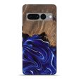 Pixel 7 Pro Wood Live Edge Phone Case - Maximo (Blue, 747486) Sale