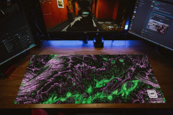 Purple Green Lava Mousepad Discount