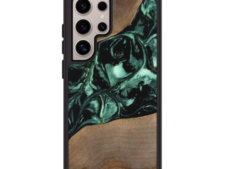 Galaxy S25 Ultra Wood Phone Case - Gary (Green, 747414) For Sale