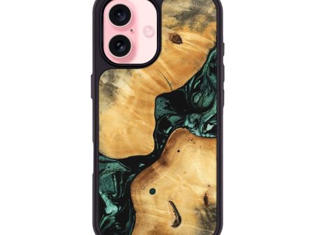 iPhone 16 Wood Phone Case - Casper (Green, 747413) Online Hot Sale