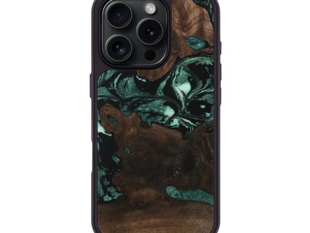 iPhone 16 Pro Wood Phone Case - Jamir (Green, 747436) For Cheap