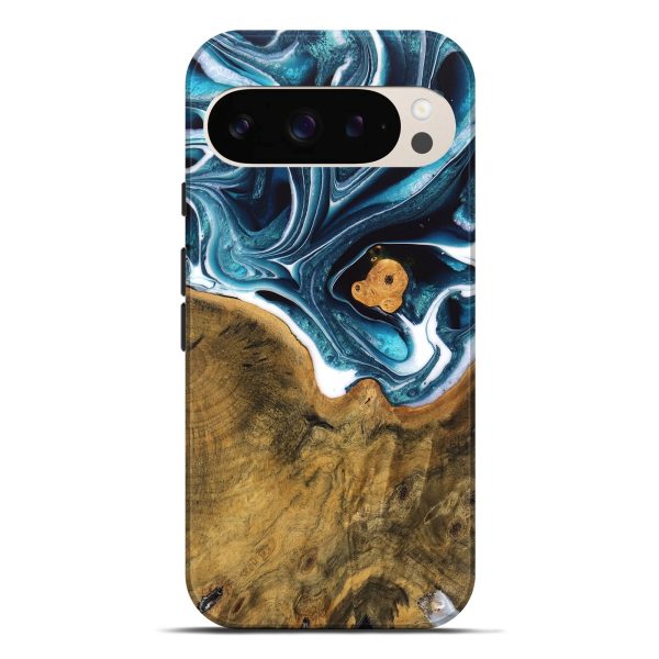 Pixel 9 Pro XL Wood Live Edge Phone Case - Ben (Blue, 747508) For Cheap