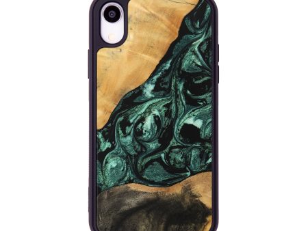 iPhone Xr Wood Phone Case - Jessica (Green, 747438) Hot on Sale