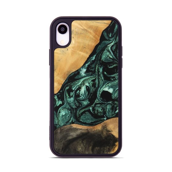 iPhone Xr Wood Phone Case - Jessica (Green, 747438) Hot on Sale