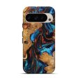 Pixel 9 Wood Live Edge Phone Case - Sharyn (Teal & Gold, 747494) For Discount