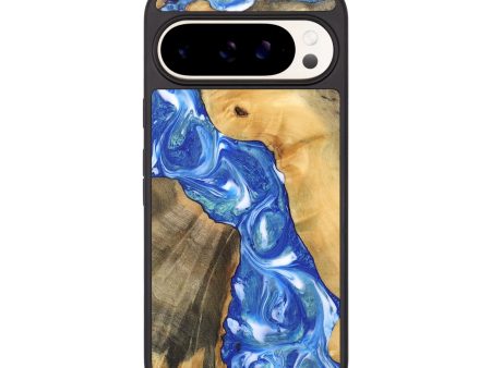 Pixel 9 Wood Phone Case - Gene (Blue, 747458) Sale