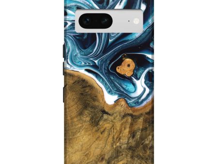 Pixel 7 Wood Live Edge Phone Case - Ben (Blue, 747508) Sale