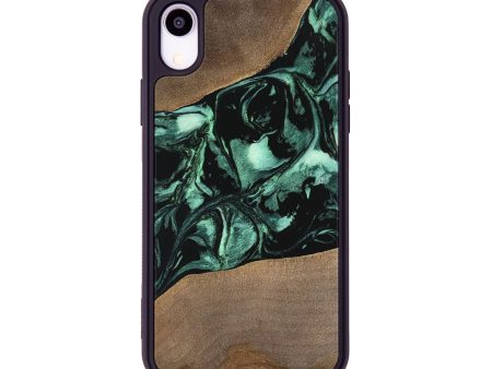 iPhone Xr Wood Phone Case - Gary (Green, 747414) Supply