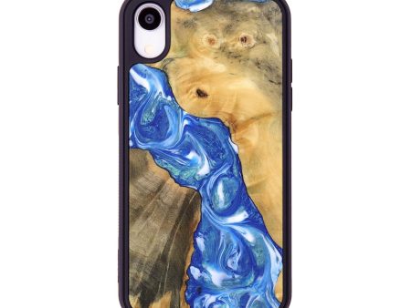 iPhone Xr Wood Phone Case - Gene (Blue, 747458) Cheap