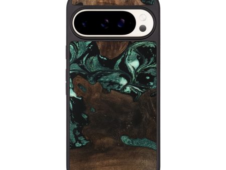 Pixel 9 Wood Phone Case - Jamir (Green, 747436) Fashion