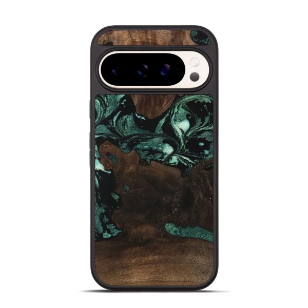 Pixel 9 Wood Phone Case - Jamir (Green, 747436) Fashion