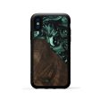 iPhone Xs Wood Phone Case - Brittny (Green, 747416) Sale