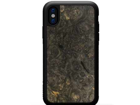 iPhone Xs Wood Phone Case - Fran (Wood Burl, 747465) Cheap