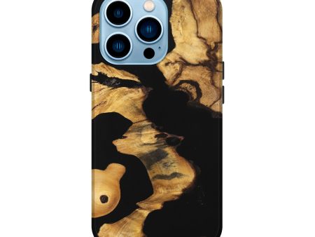 iPhone 14 Pro Wood Live Edge Phone Case - Jeromy (Wood Burl, 747492) Sale