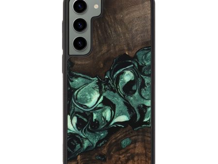 Galaxy S23 Plus Wood Phone Case - Ivana (Green, 747443) Supply