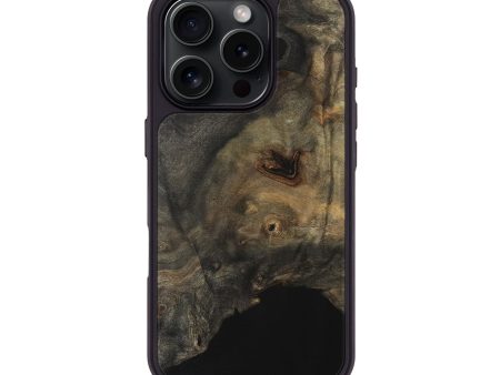 iPhone 16 Pro Wood Phone Case - Cliff (Wood Burl, 747462) For Sale