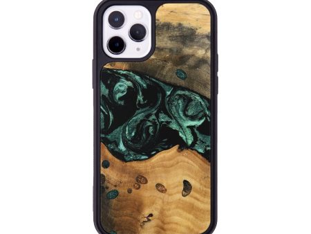 iPhone 11 Pro Wood Phone Case - Isis (Green, 747433) Discount