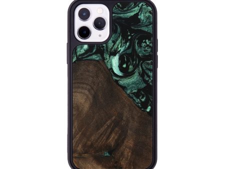 iPhone 11 Pro Wood Phone Case - Brittny (Green, 747416) Discount